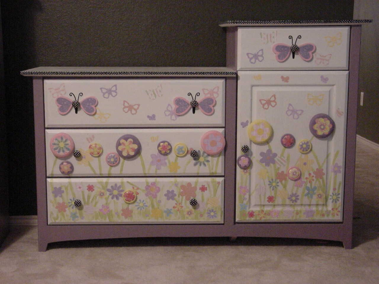 Baby Girl Dresser Ideas
 Image Detail for Painted Furniture Custom Children