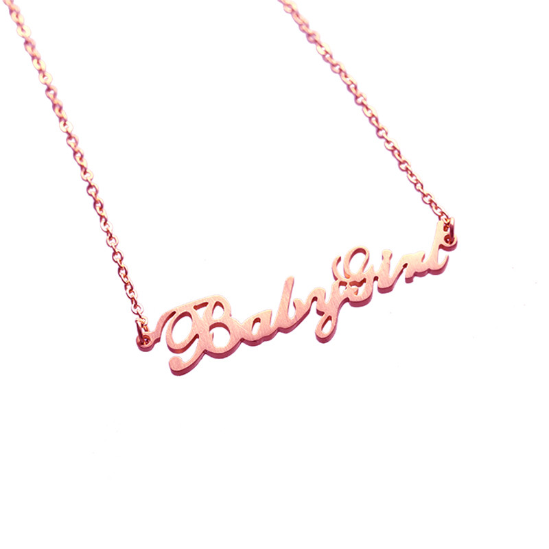Baby Girl Necklace
 NECKLACES Yehwang Accessories Necklace Baby Girl