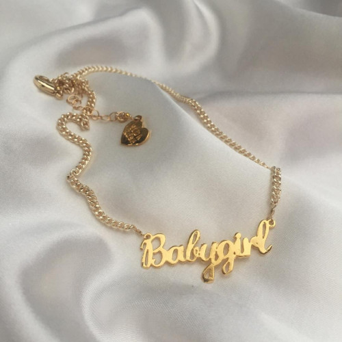 Baby Girl Necklace
 babygirl necklace