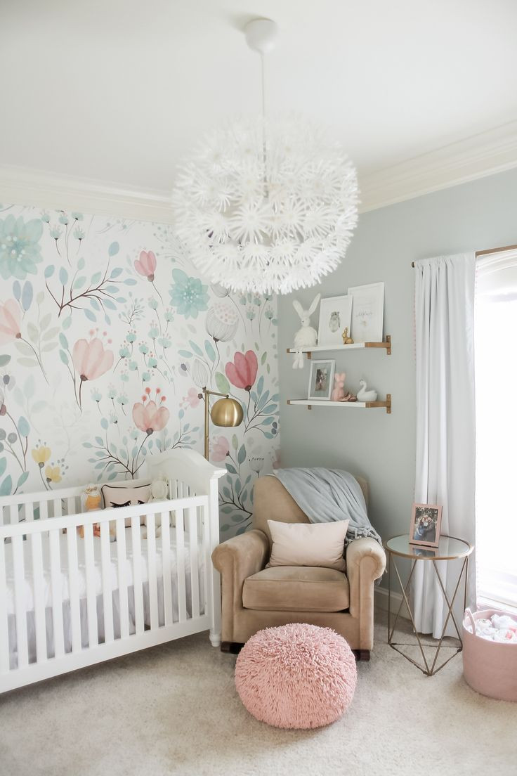 Baby Girl Nursery Wall Decor Ideas
 Bright and Whimsical Nursery for Colette