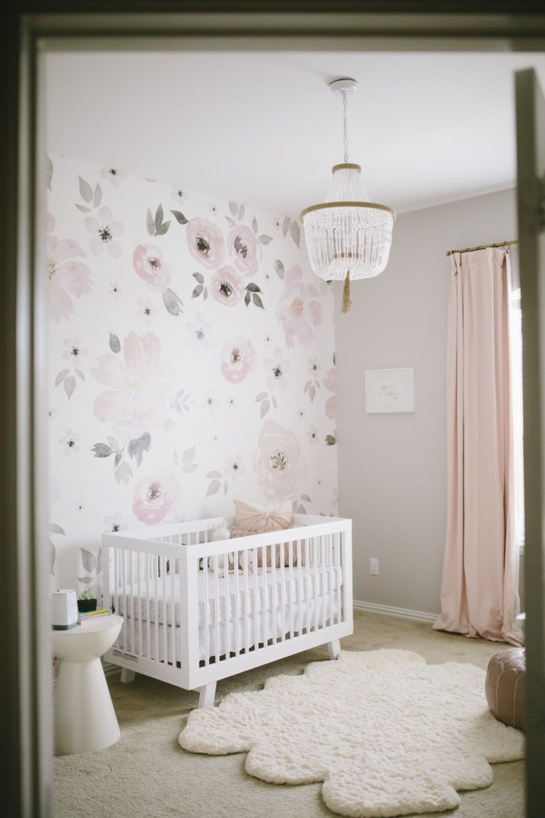 Baby Girl Nursery Wall Decor Ideas
 Harper s Floral Whimsy Nursery