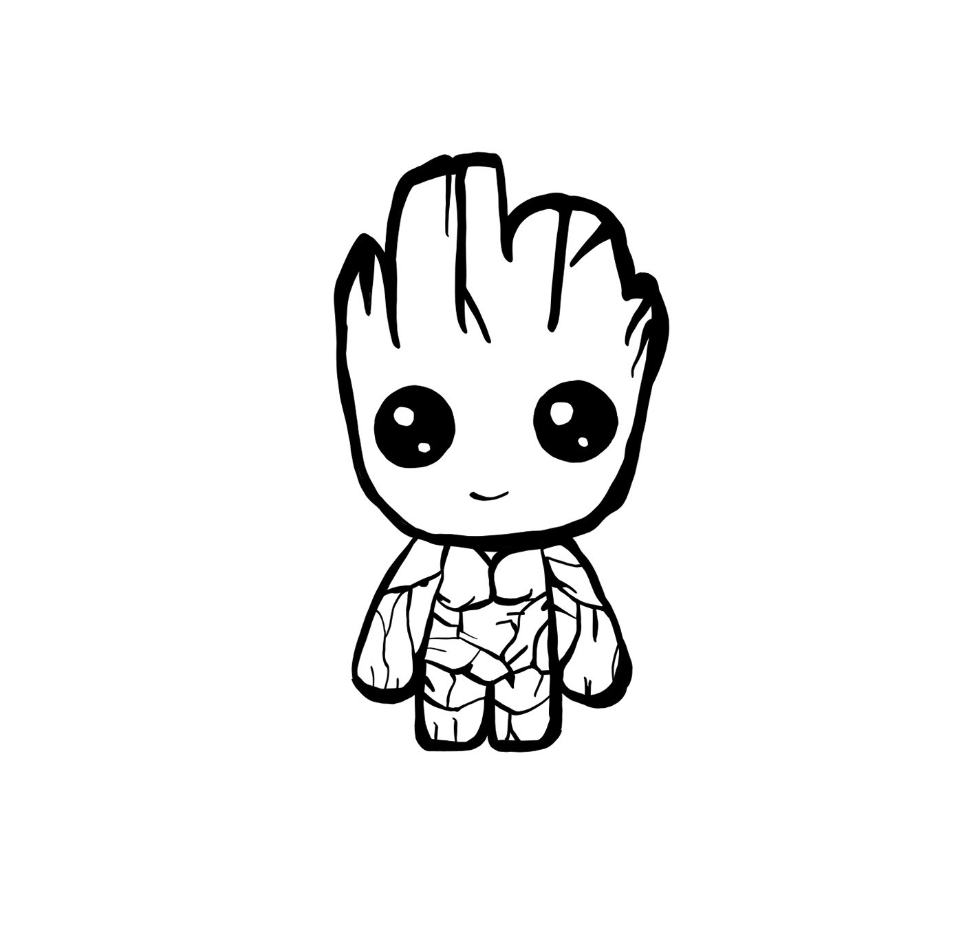 Baby Groot Coloring Pages
 Baby Groot on Behance