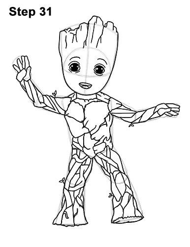 Baby Groot Coloring Pages
 Marvel ics