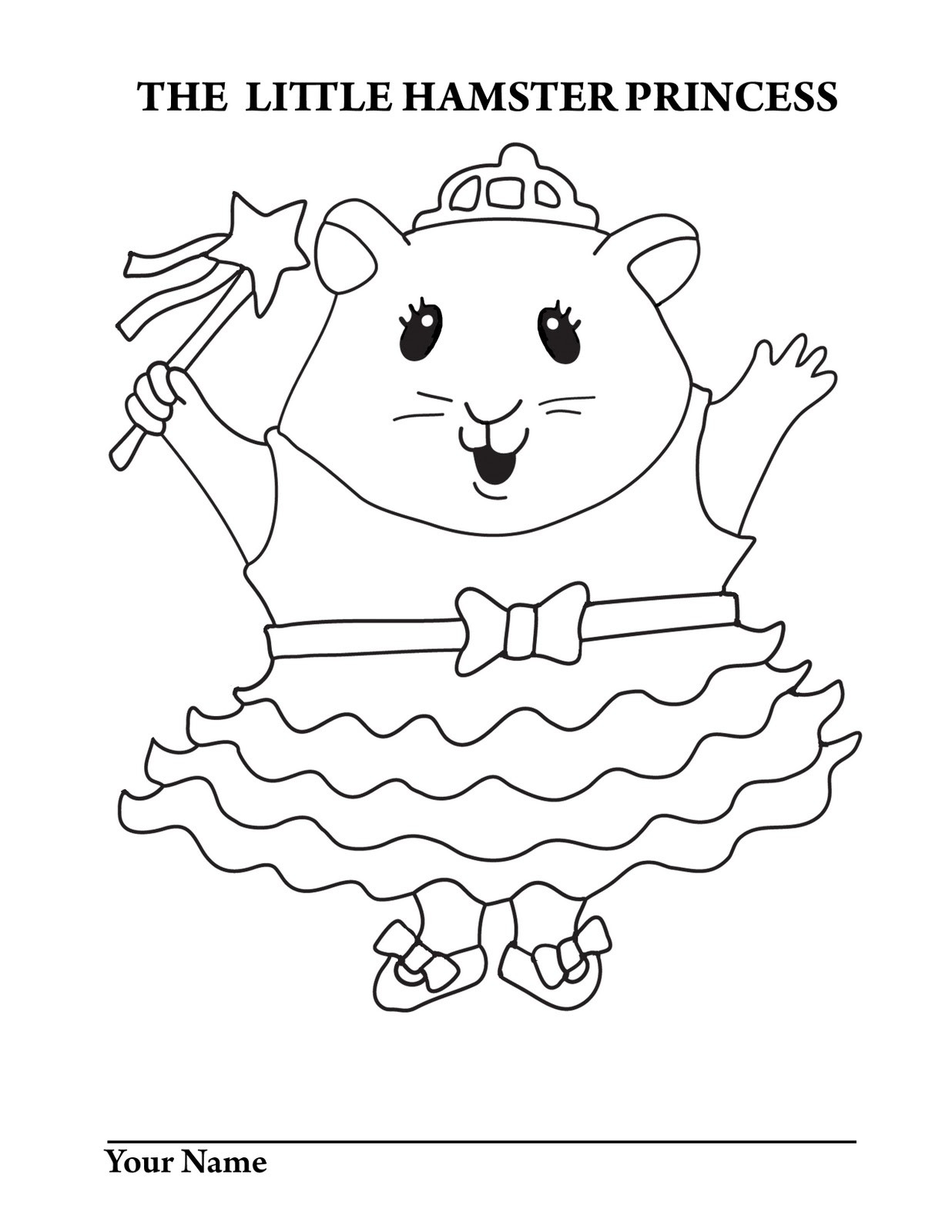 Baby Hamster Coloring Pages
 Ausmalbilder für Kinder Malvorlagen und malbuch