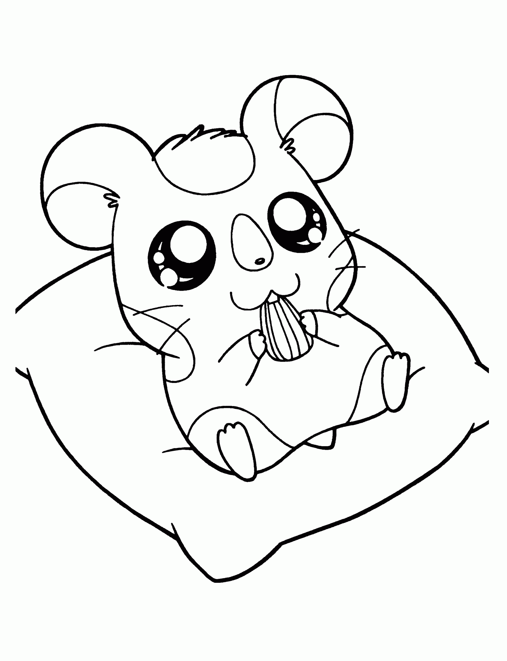Baby Hamster Coloring Pages
 Hamster Coloring Pages To Print Coloring Pages
