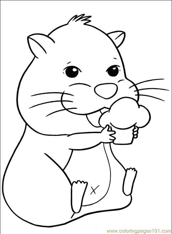Baby Hamster Coloring Pages
 Hamster Coloring Pages To Print Coloring Pages
