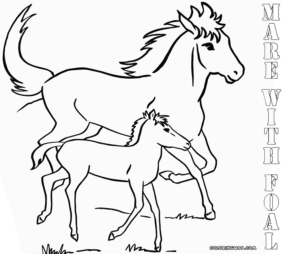 Baby Horse Coloring Page
 Minecraft Baby Horse Coloring Pages Coloring Pages