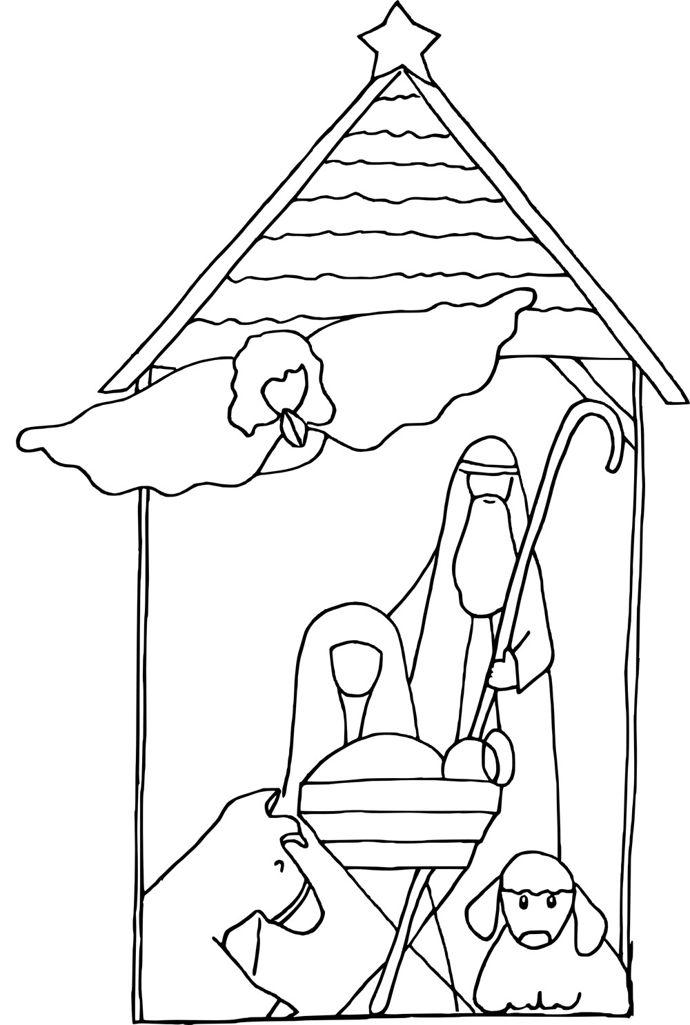 Baby Jesus Coloring Page
 Baby Jesus Coloring Pages Best Coloring Pages For Kids