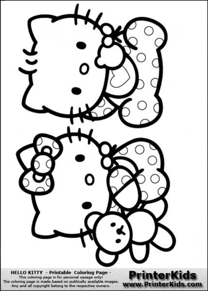Baby Kitty Coloring Pages
 Baby Hello Kitty Coloring Pages