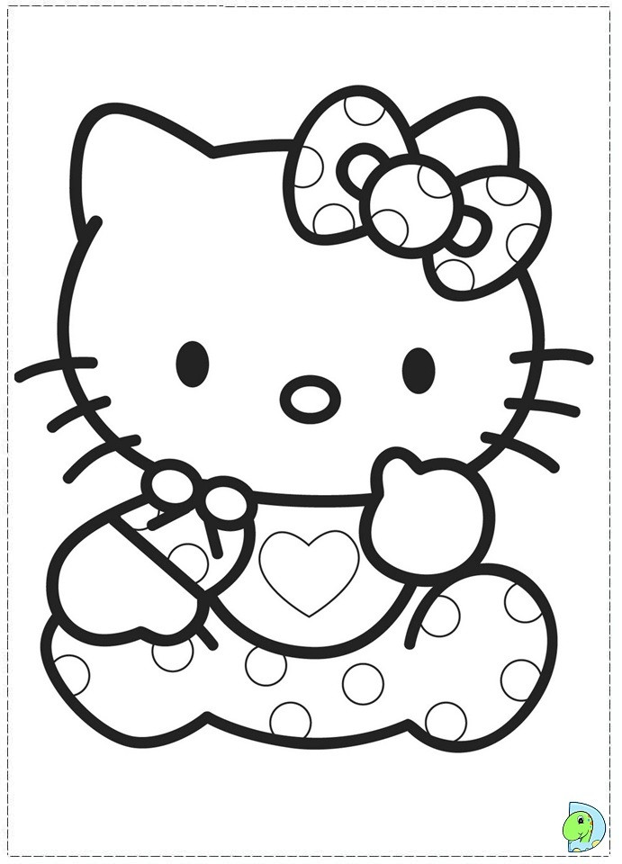 Baby Kitty Coloring Pages
 Free Printable Hello Kitty Coloring Pages For Kids – baby