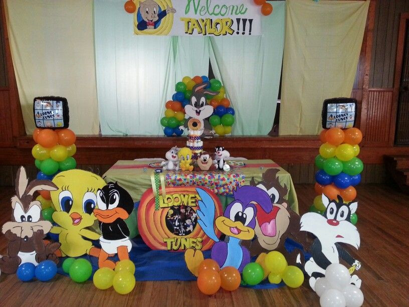 Baby Looney Tunes Party Decorations
 Looney tunes baby shower
