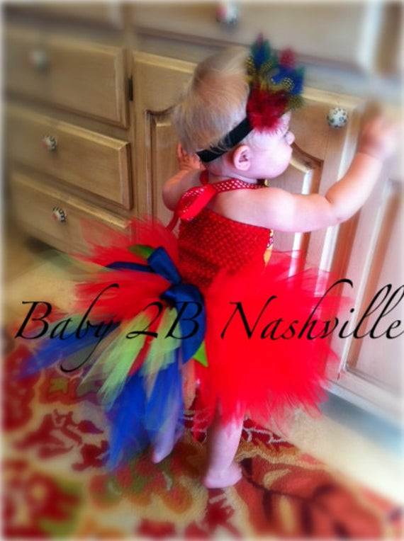 Baby Parrot Costume DIY
 Items similar to Parrot Tutu Costume for Baby to 2T on Etsy