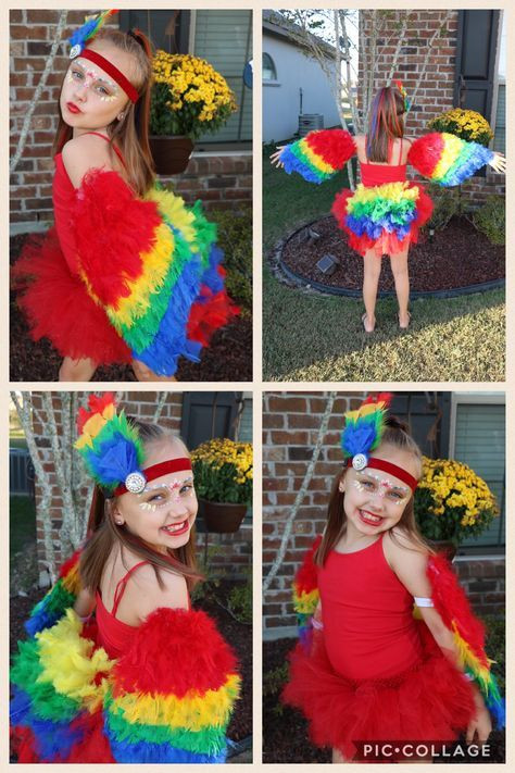 Baby Parrot Costume DIY
 Macaw Parrot Costume DIY Parrot Costume Tutu costume