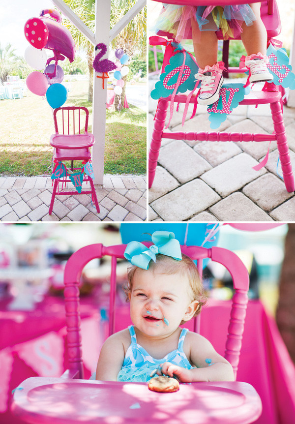 Baby Pool Party Ideas
 A Fabulous Flamingo First Birthday Pool Party Hostess