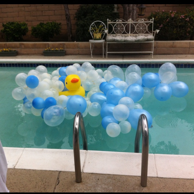Baby Pool Party Ideas
 1000 images about Rubber Ducky Baby Shower on Pinterest