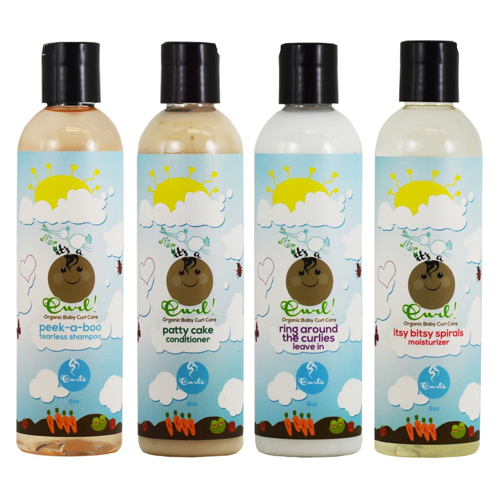 Baby Shampoo For Curly Hair
 Curls It s a Curl Organic Baby Curl Care Set 4pcs