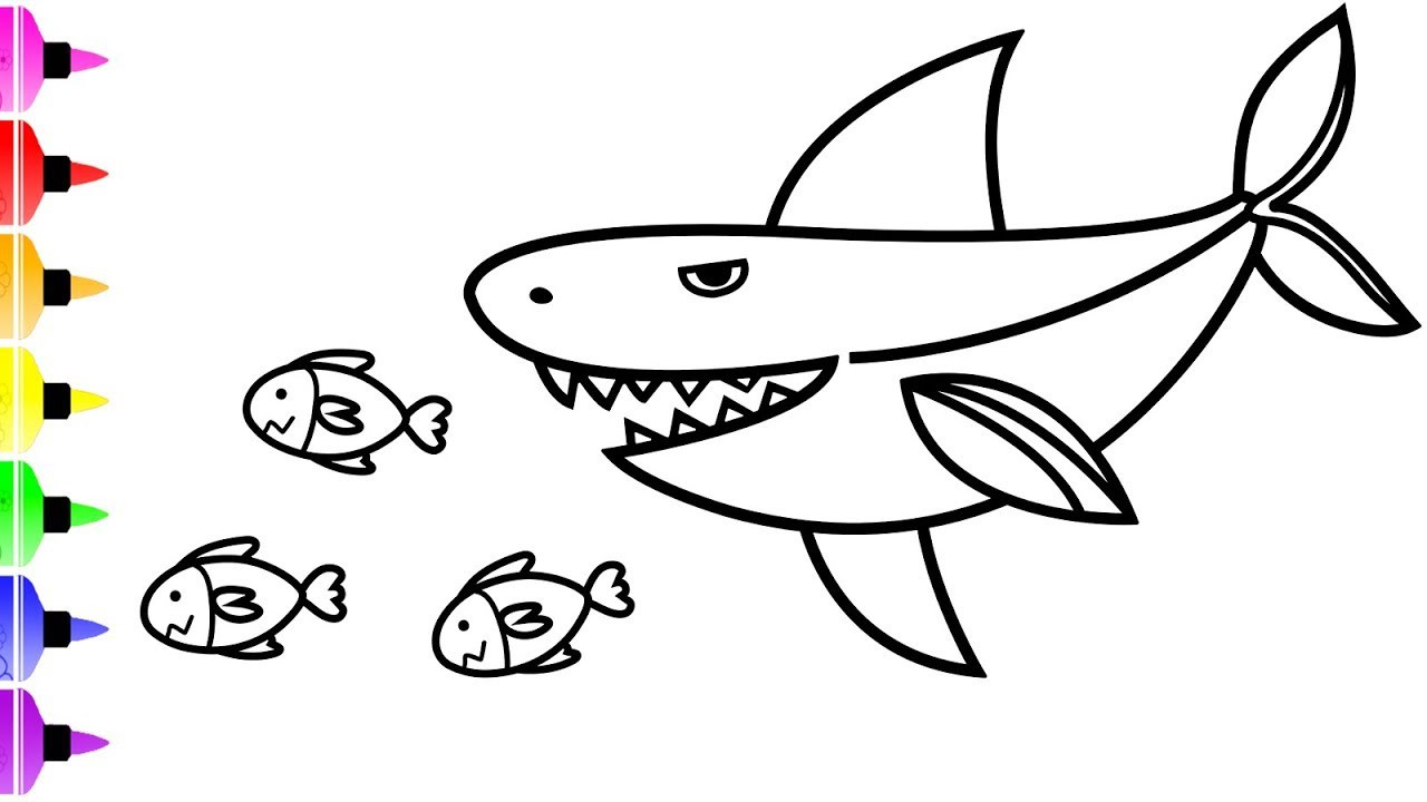 The top 21 Ideas About Baby Shark Coloring Pages – Home, Family, Style