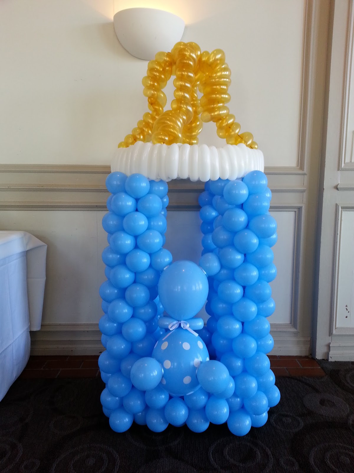 Baby Shower Balloon Decoration Ideas
 PoP Balloons A baby shower for a boy