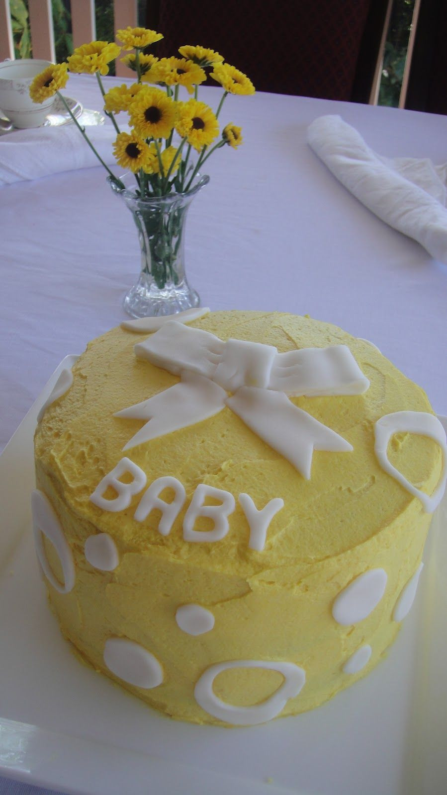 Baby Shower Cakes Recipes
 Simple Baby Shower Cake Designs