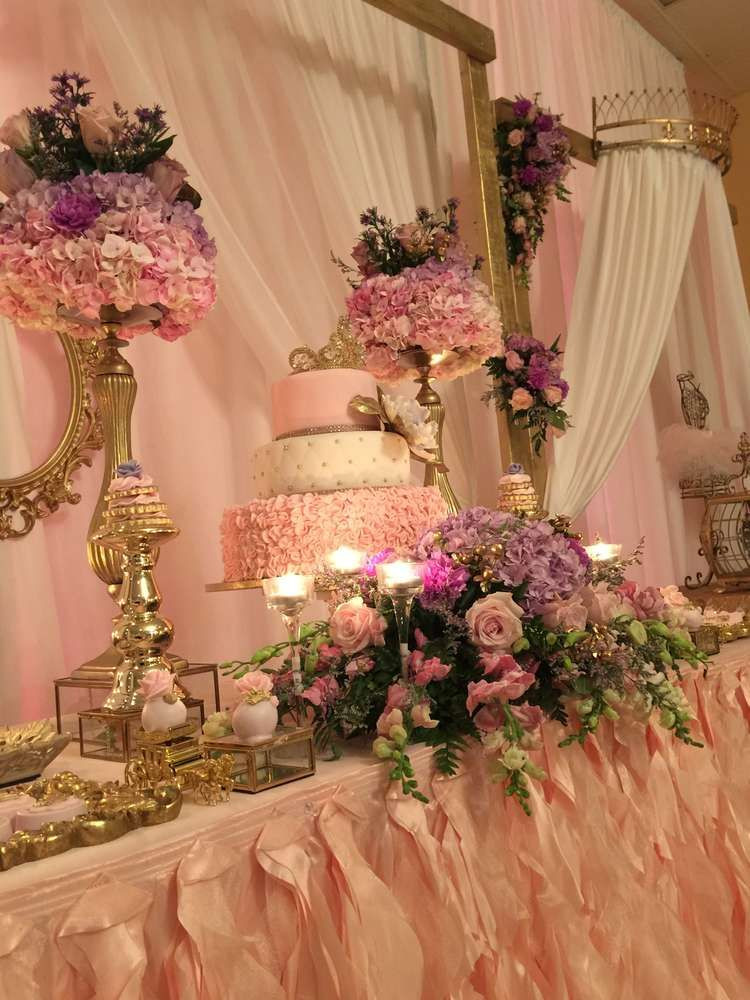 Baby Shower Decor Ideas For Girls
 Princess Garden Baby Shower Party Ideas in 2019
