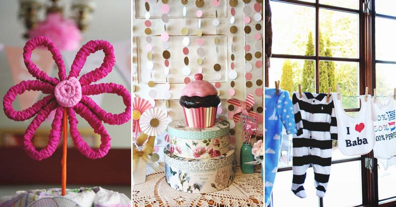 Baby Shower Decoration Ideas Diy
 21 DIY Baby Shower Decorations To Surprise and Spoil Any
