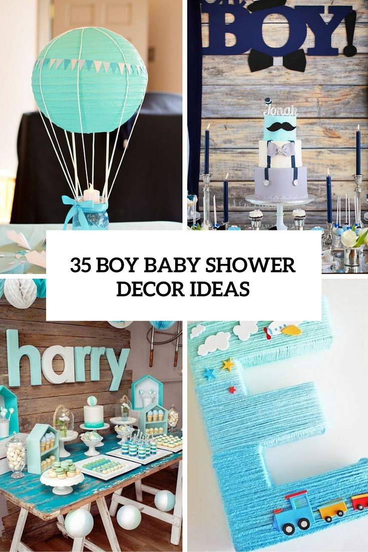 Baby Shower Decoration Ideas For A Boy
 35 Boy Baby Shower Decorations That Are Worth Trying
