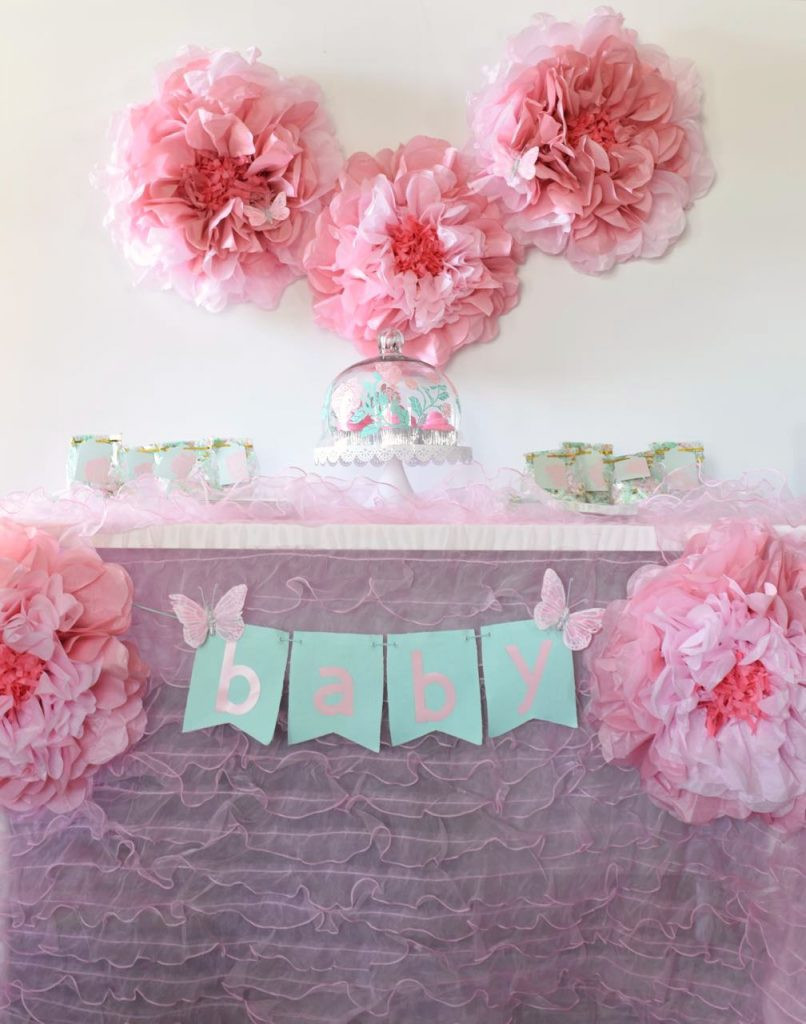 Baby Shower Decoration Ideas Girl
 Girl Baby Shower Ideas Free Cut Files Make Life Lovely