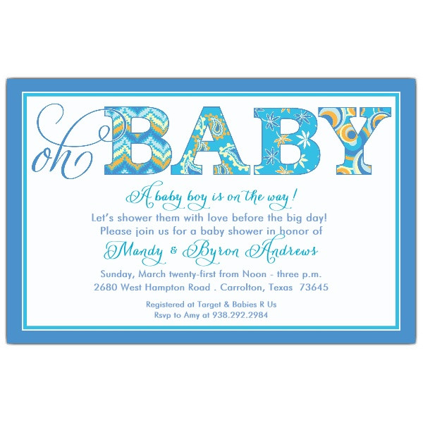 Baby Shower Invitations Quotes
 Quotes For Boys Baby Shower QuotesGram