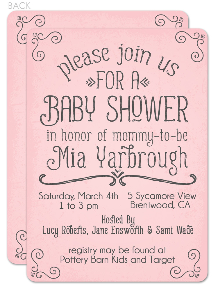 Baby Shower Invitations Quotes
 Baby Shower Invitations Sayings For Girl