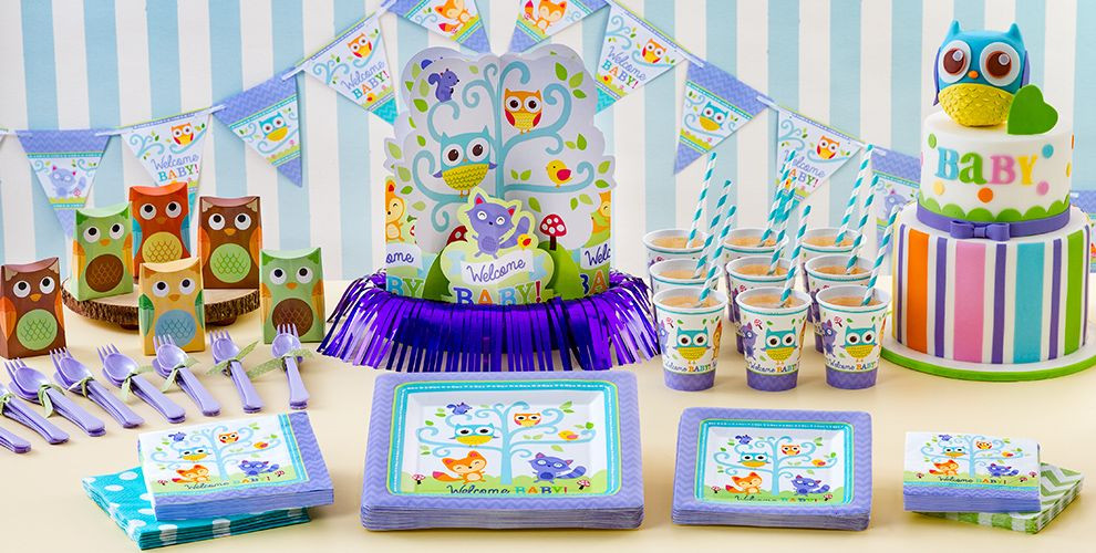 Baby Shower Party Kit
 Woodland Baby Shower Party Supplies Party City