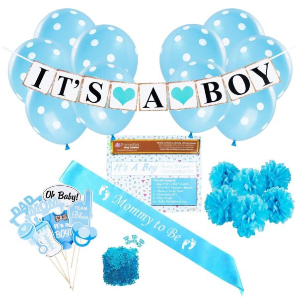 Baby Shower Party Kit
 Buy Baby Shower Party Decorations Kit It s a Boy Blue