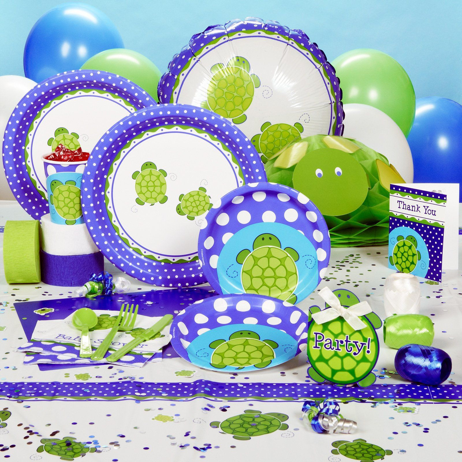 Baby Shower Party Kit
 Turtle Baby Shower theme