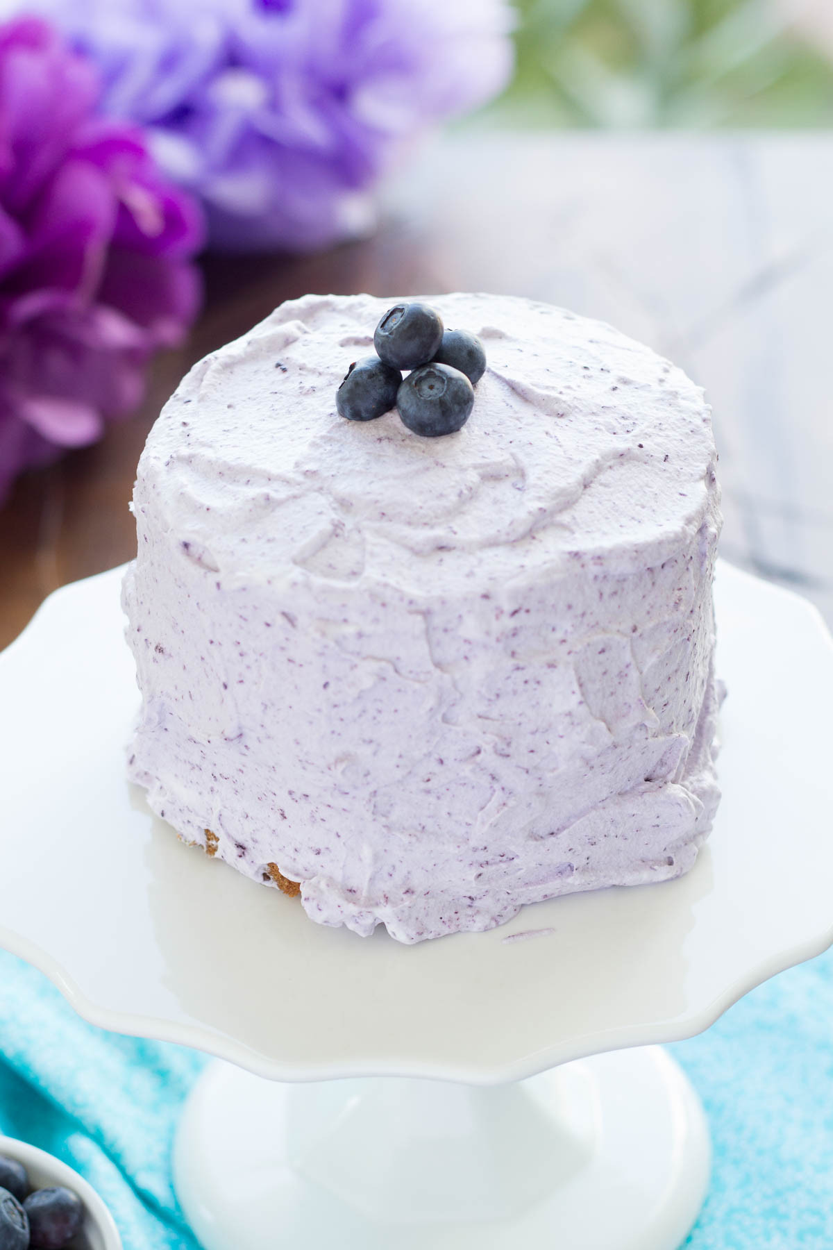 Baby'S First Birthday Cake Recipe
 Healthier Smash Cake Recipe Hannah s Purple Polka Dot 1st