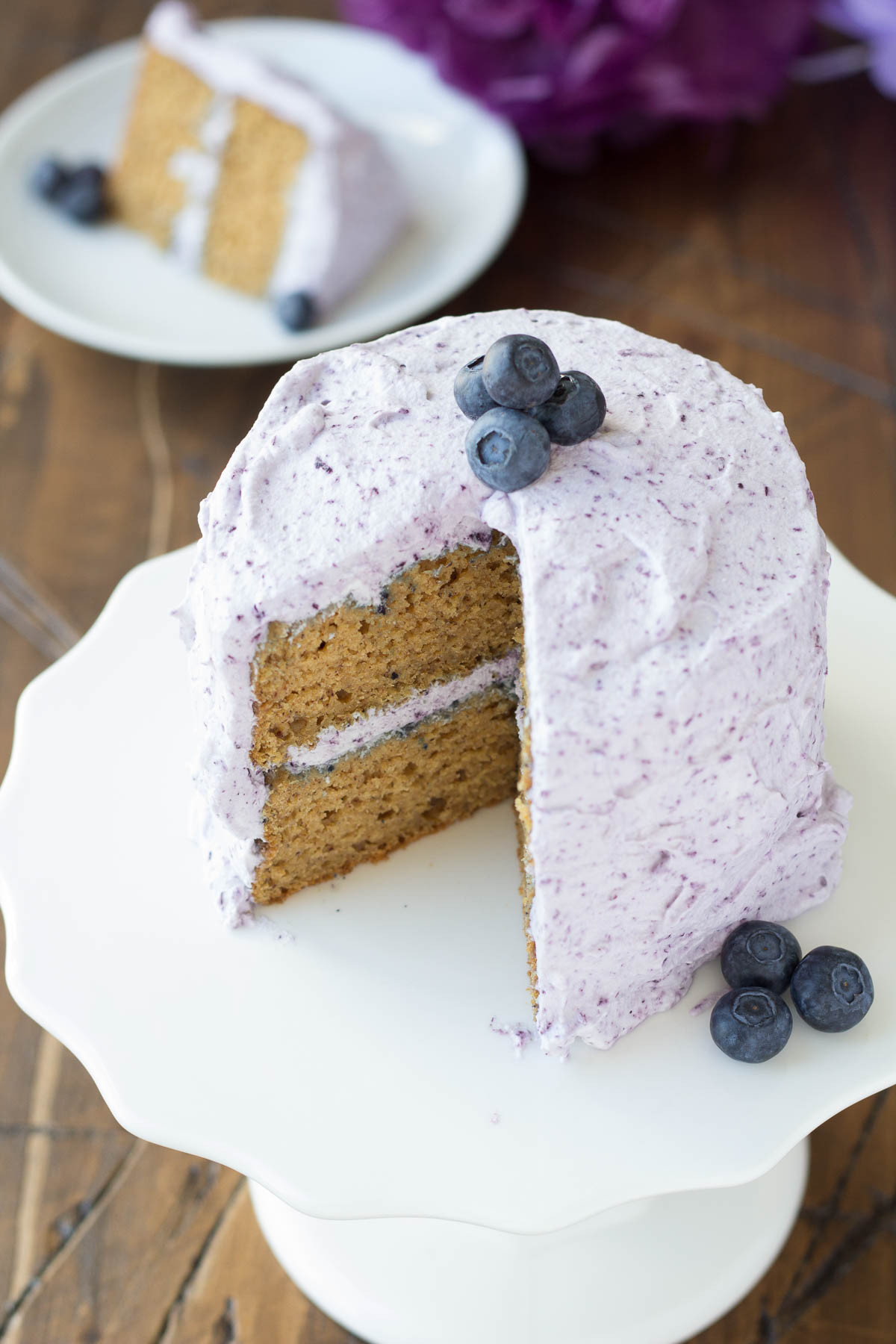 Baby'S First Birthday Cake Recipe
 Healthier Smash Cake Recipe Hannah s Purple Polka Dot 1st