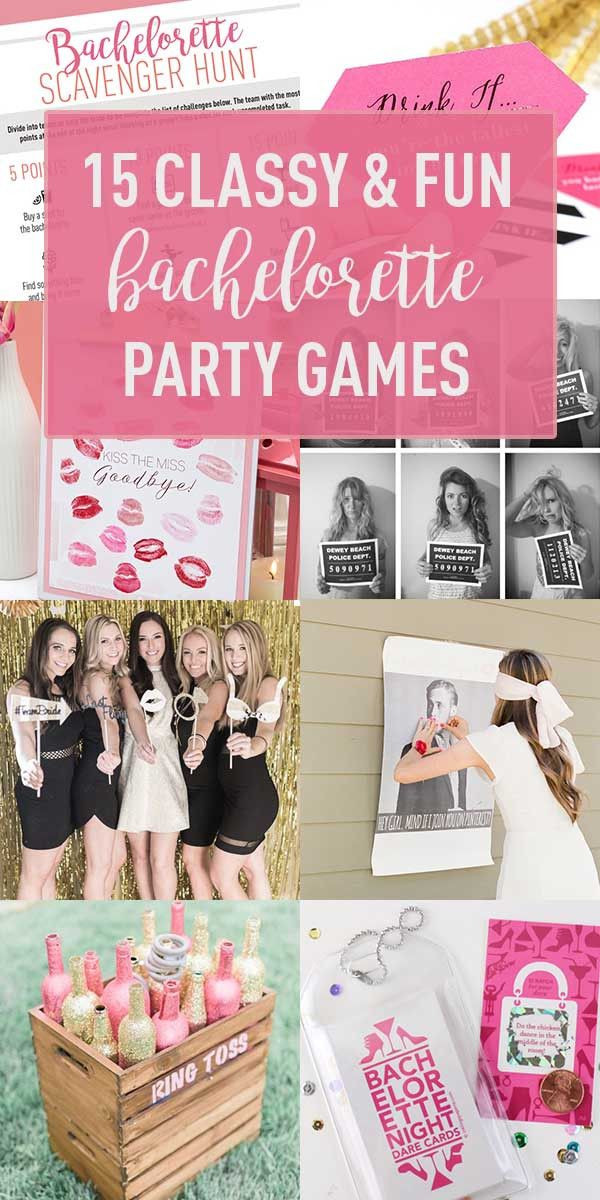 Bachelorette Party Game Ideas
 15 Classy & Fun Ideas for Bachelorette Party Games in 2019