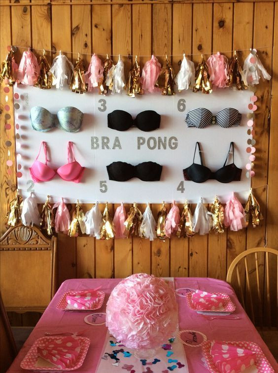 Bachelorette Party Ideas 2020
 ¡El bra pong es un juego que no puede faltar en tu