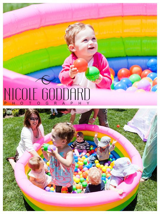 Backyard 1St Birthday Party Ideas
 Birthday party idea ll up pool with balloons Fun
