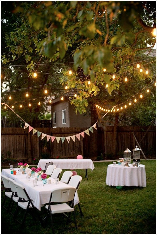 Backyard Birthday Party Ideas
 1000 ideas about Backyard Party Decorations on Pinterest