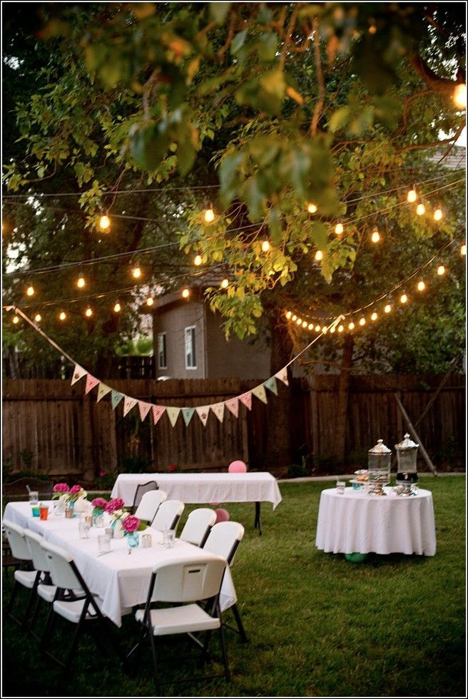 Backyard Birthday Party
 Backyard Party Ideas For Adults