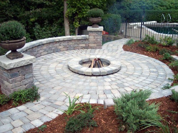 Backyard Design With Fire Pit
 Top 50 Best Fire Pit Landscaping Ideas Backyard Designs