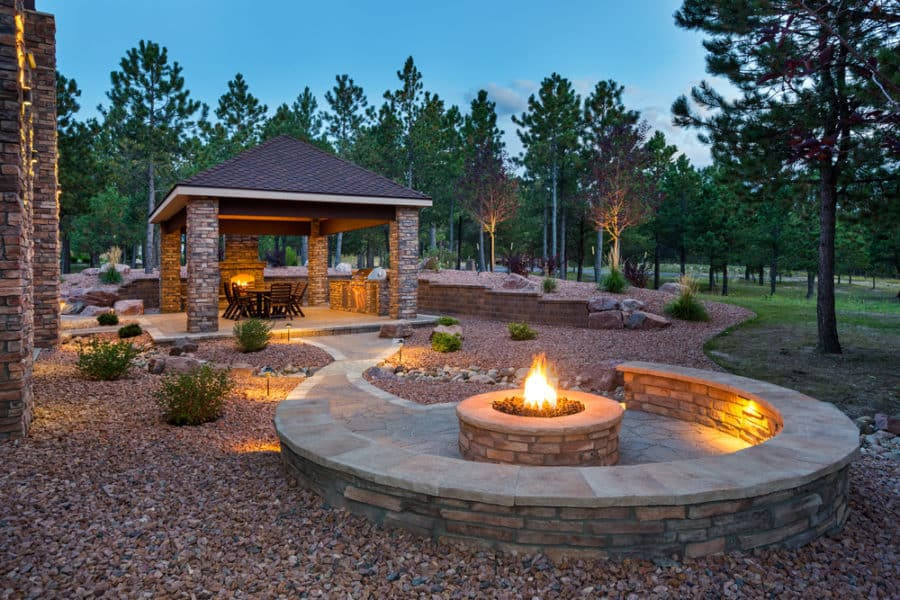 Backyard Design With Fire Pit
 21 Great Outdoor Fire Pit Ideas For Your Backyard 2020