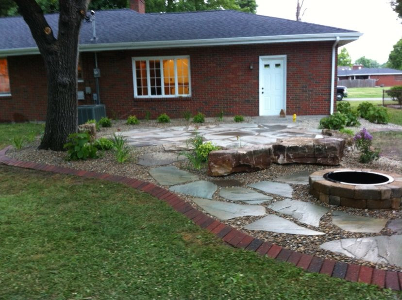Backyard Design With Fire Pit
 Before and After Backyards Landscaping Network
