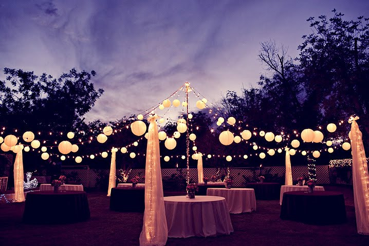 Backyard Lighting Ideas For A Party
 The day TWO be e ONE Outdoor Wedding Reception Ideas