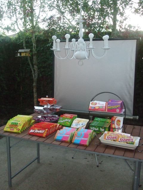 Backyard Movie Party Ideas
 what can you use for seating outdoor for movie night