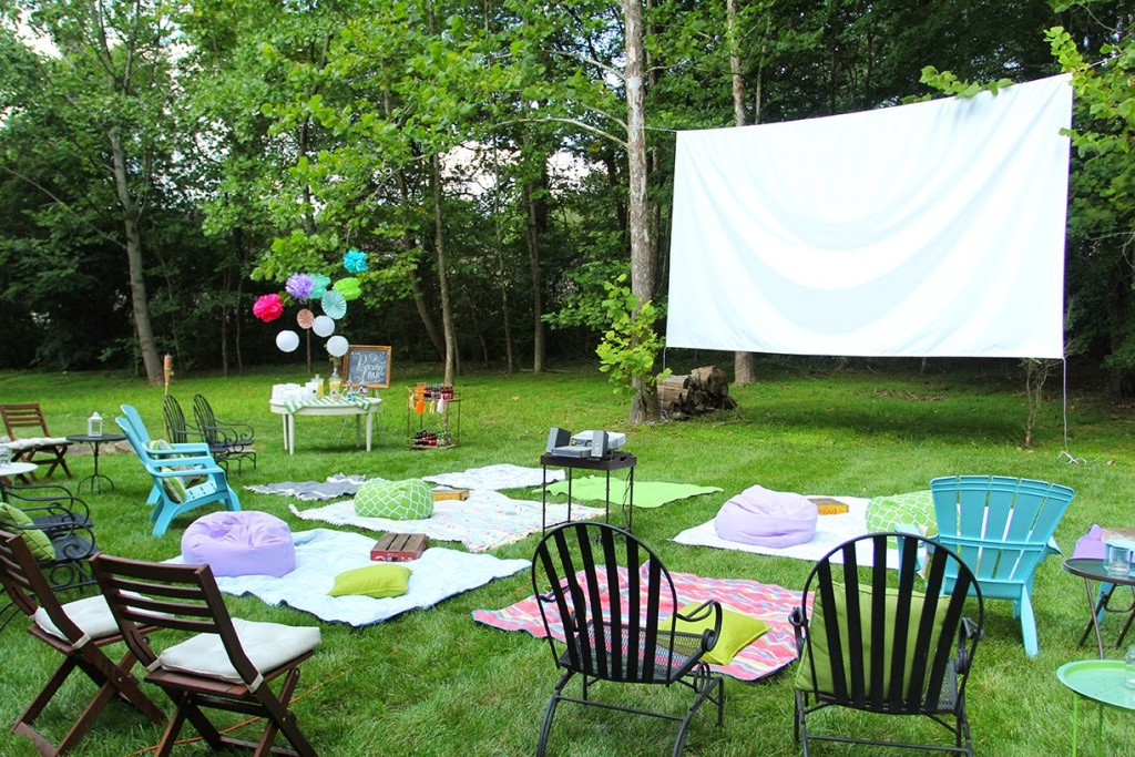 Backyard Night Party Ideas
 Abby’s Sweet 16 Outdoor Movie Party
