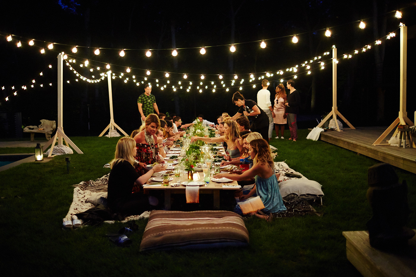 Backyard Night Party Ideas
 Magic Carpet Dinner