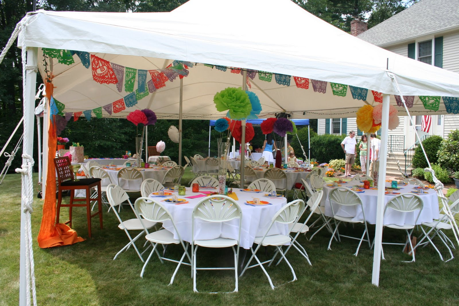 Backyard Tent Party Ideas
 Celebrate Fiesta Wedding Shower