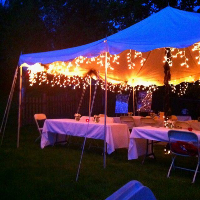 Backyard Tent Party Ideas
 Kim Novak Grad parties