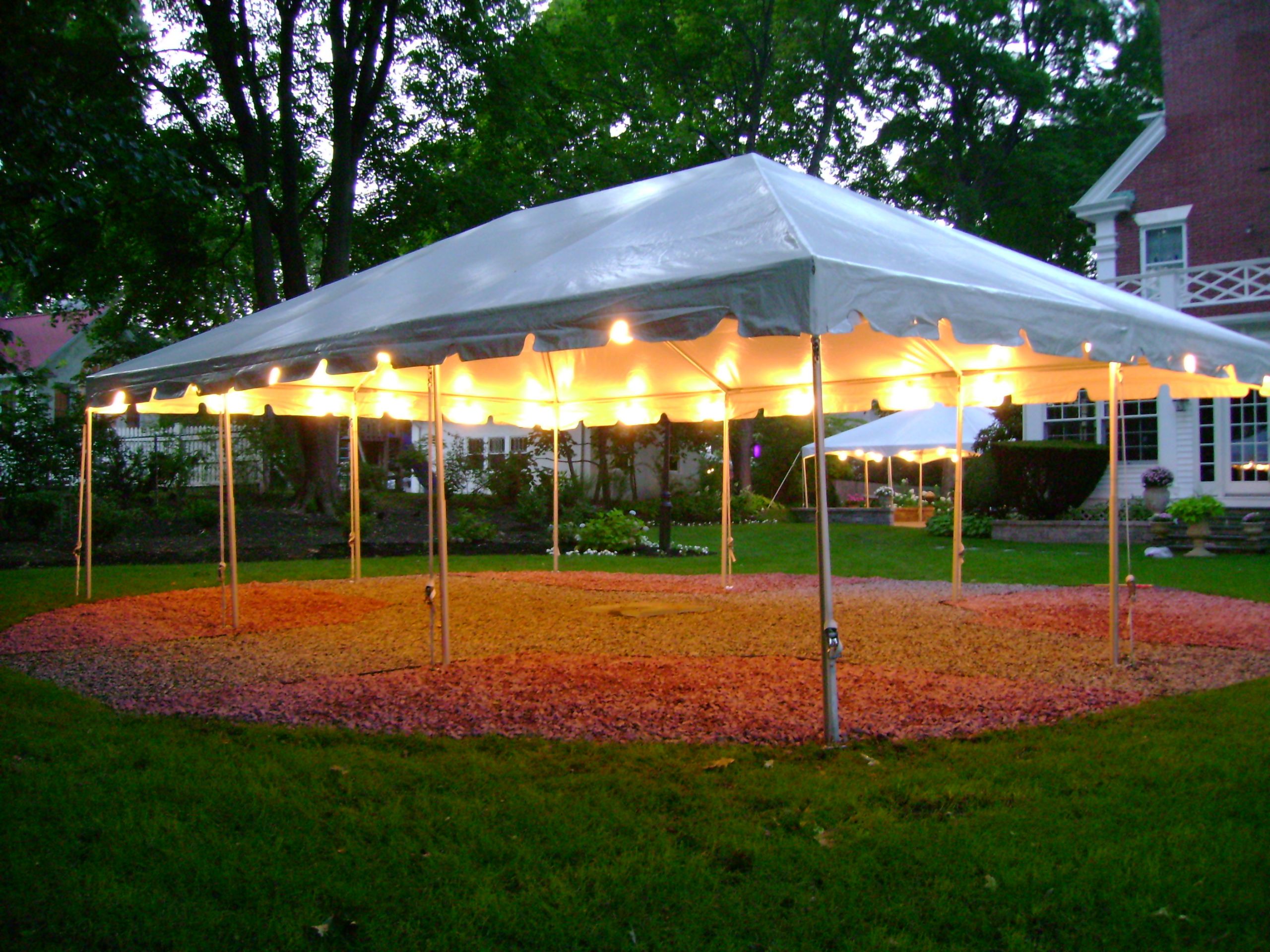 Backyard Tent Party Ideas
 20 x 20 Tent Happy Party Event Rentals