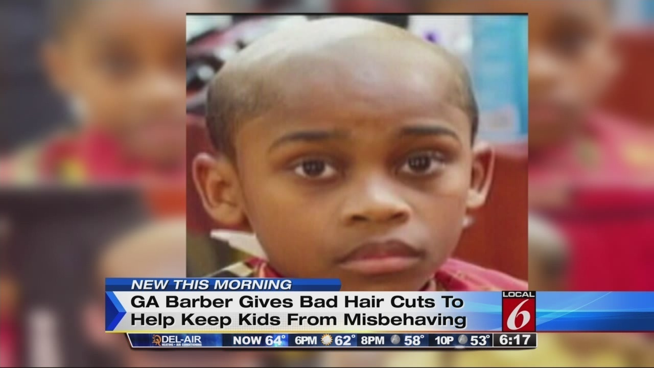 Bad Kids Haircuts
 Barber gives bad haircuts to create good behavior